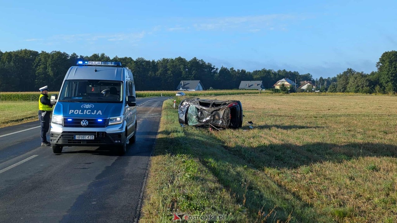 Wypadek w Łęgu Przedmiejskim [26.08.2025] - zdjęcie #4 - eOstroleka.pl