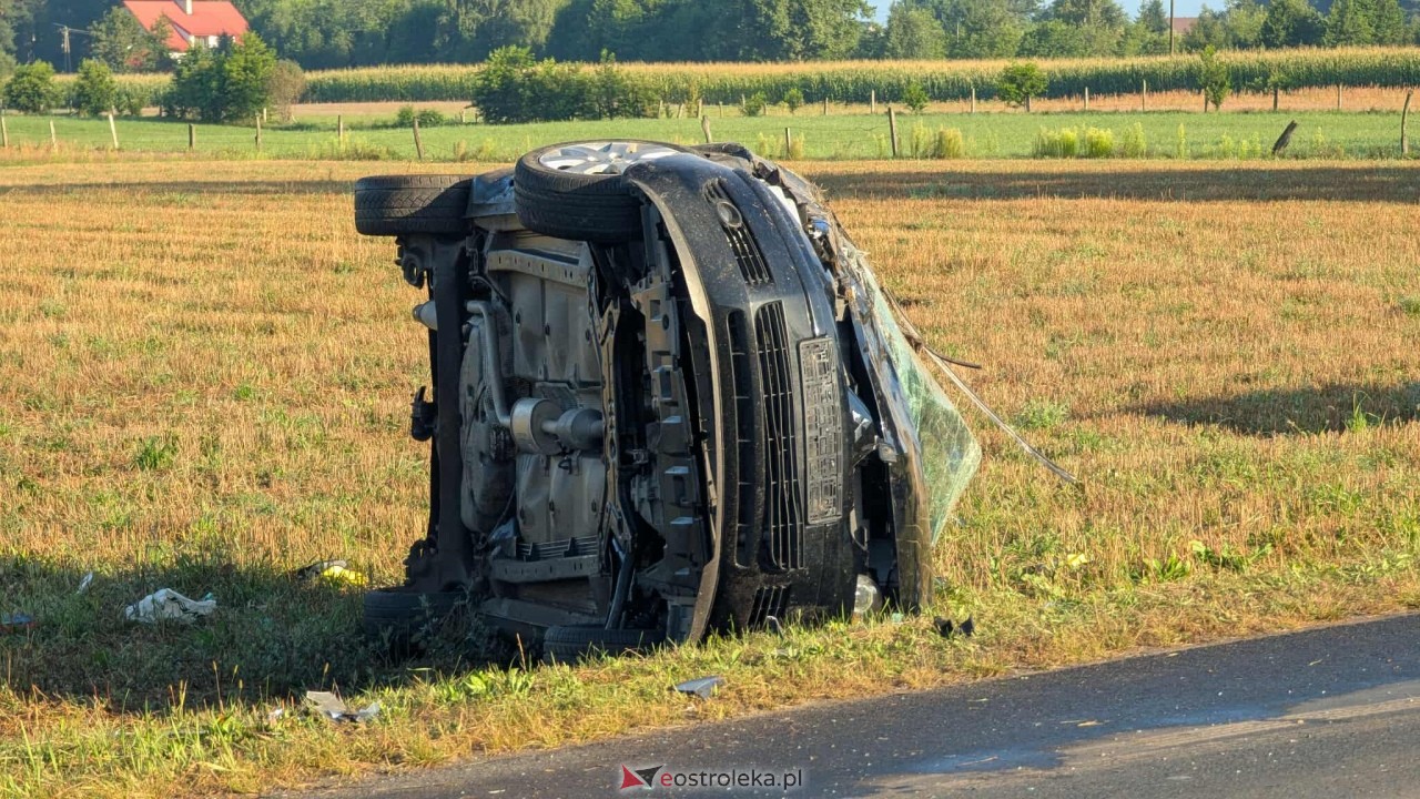 Wypadek w Łęgu Przedmiejskim [26.08.2025] - zdjęcie #1 - eOstroleka.pl