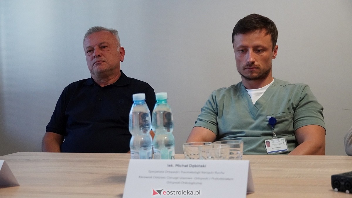 Konferencja prasowa - nowy pododdział ortopedii onkologicznej w ostrołęckim szpitalu [27.08.2025] - zdjęcie #8 - eOstroleka.pl