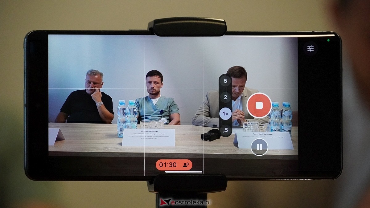 Konferencja prasowa - nowy pododdział ortopedii onkologicznej w ostrołęckim szpitalu [27.08.2025] - zdjęcie #7 - eOstroleka.pl