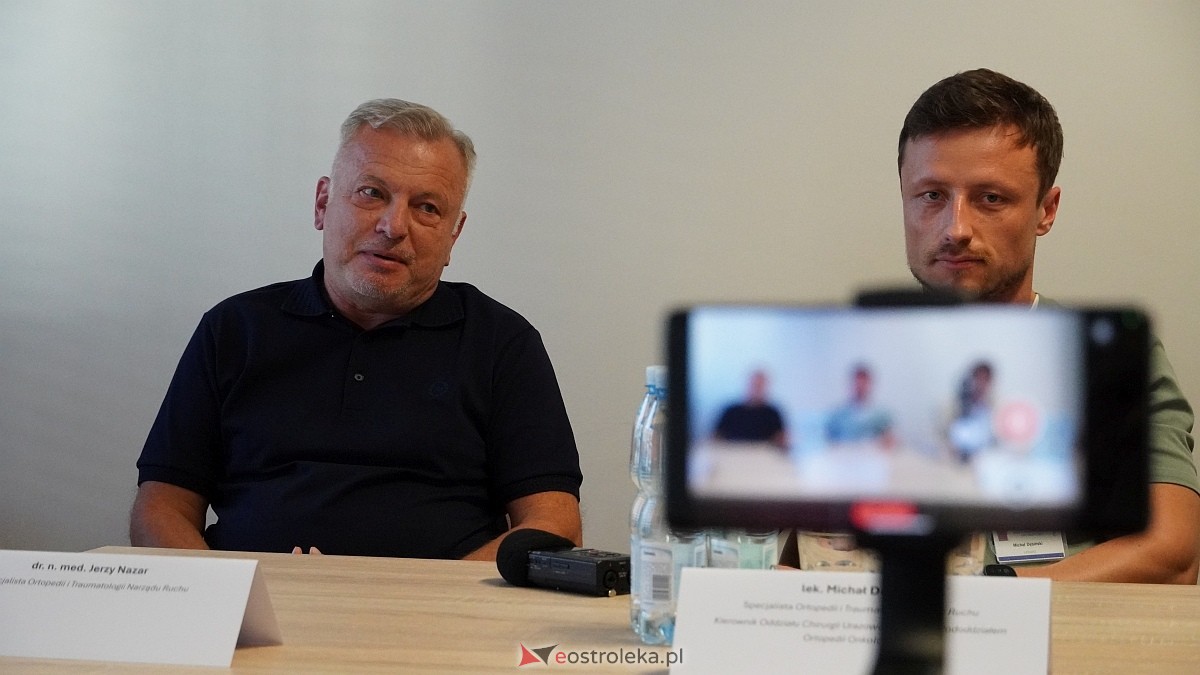 Konferencja prasowa - nowy pododdział ortopedii onkologicznej w ostrołęckim szpitalu [27.08.2025] - zdjęcie #1 - eOstroleka.pl