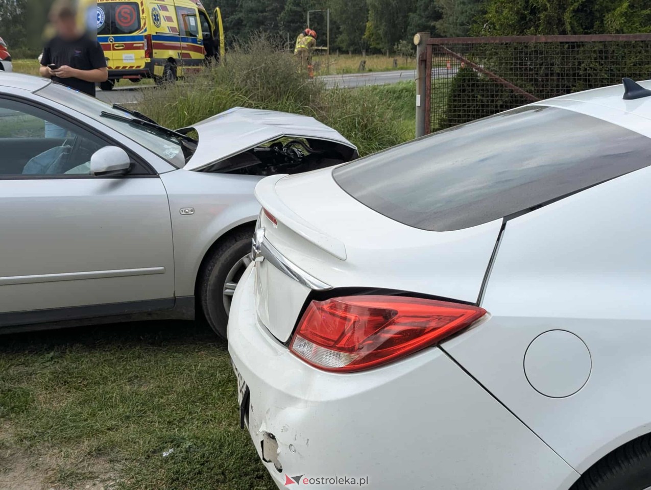 Wypadek w Zabrodziu [31.08.2025] - zdjęcie #11 - eOstroleka.pl