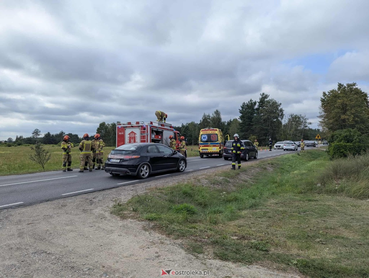Wypadek w Zabrodziu [31.08.2025] - zdjęcie #10 - eOstroleka.pl