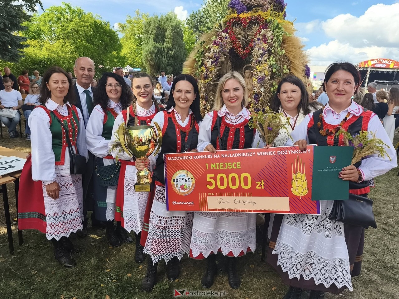 KGW Szafarnianki na Dożynkach Mazowieckich [01.09.2025] - zdjęcie #3 - eOstroleka.pl