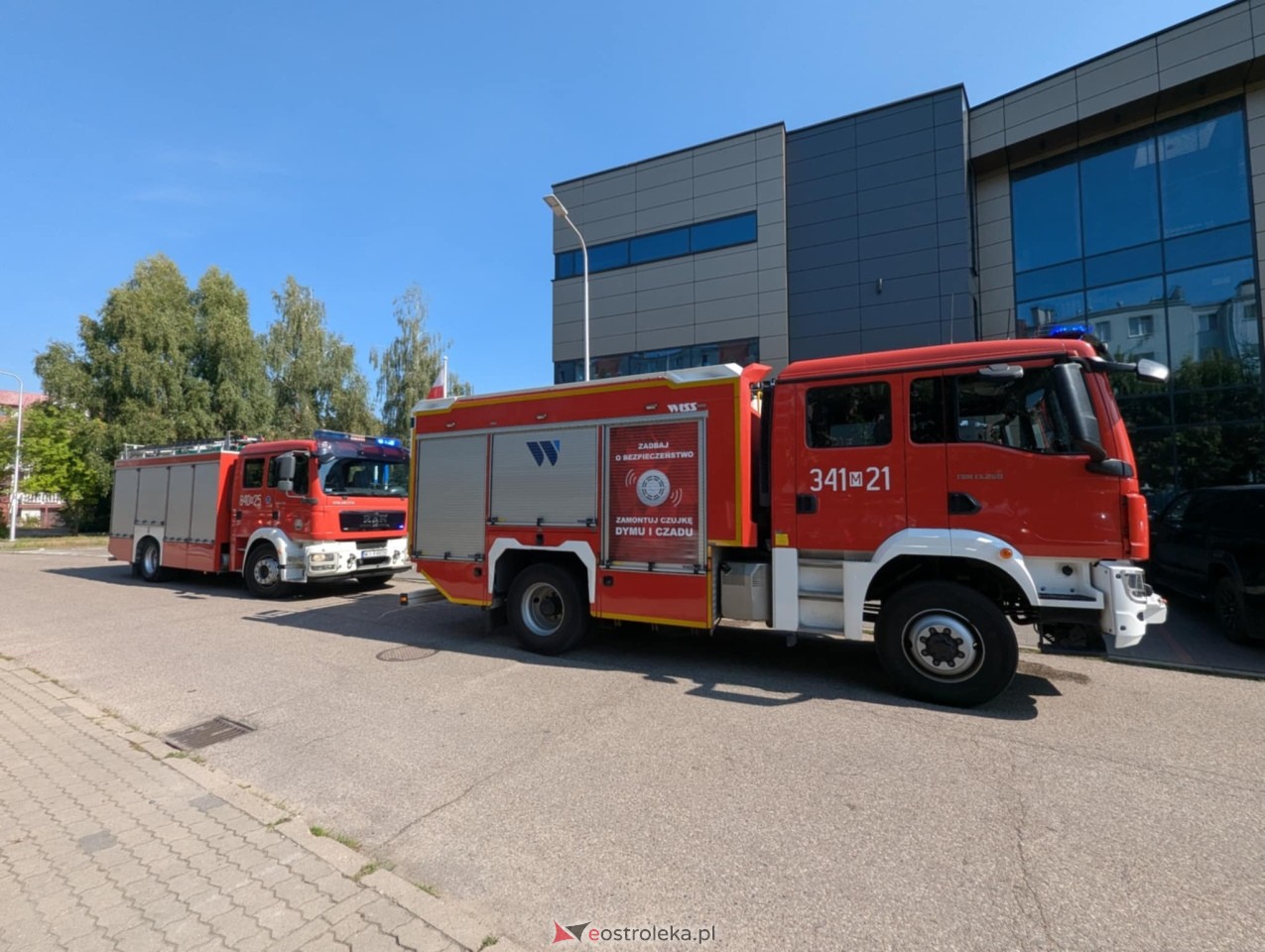 Ewakuacja przedszkola  Ostrołęce [05.09.2025] - zdjęcie #5 - eOstroleka.pl