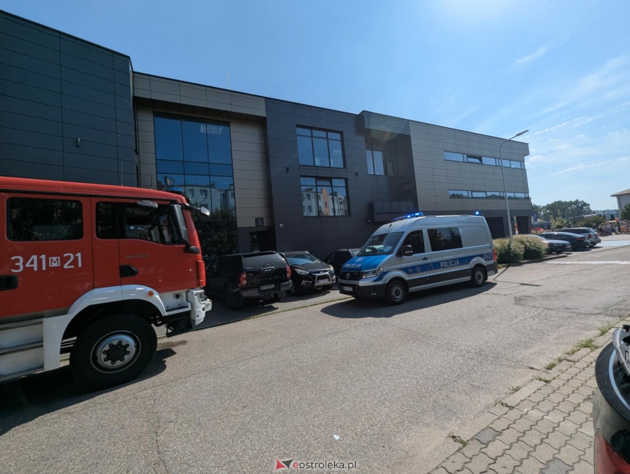 Ewakuacja przedszkola  Ostrołęce [05.09.2025] - zdjęcie #9 - eOstroleka.pl
