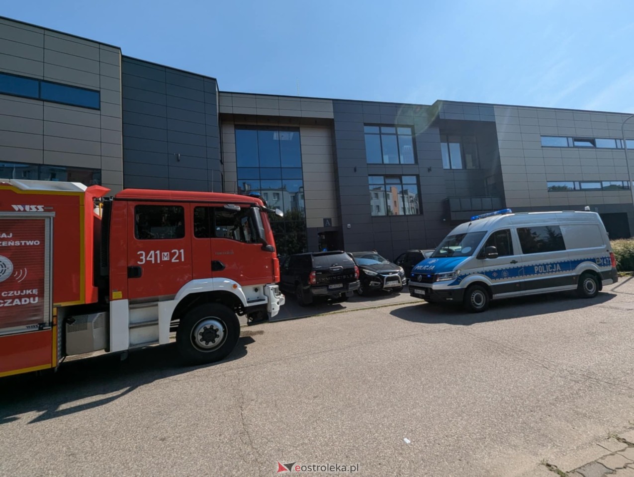 Ewakuacja przedszkola  Ostrołęce [05.09.2025] - zdjęcie #2 - eOstroleka.pl