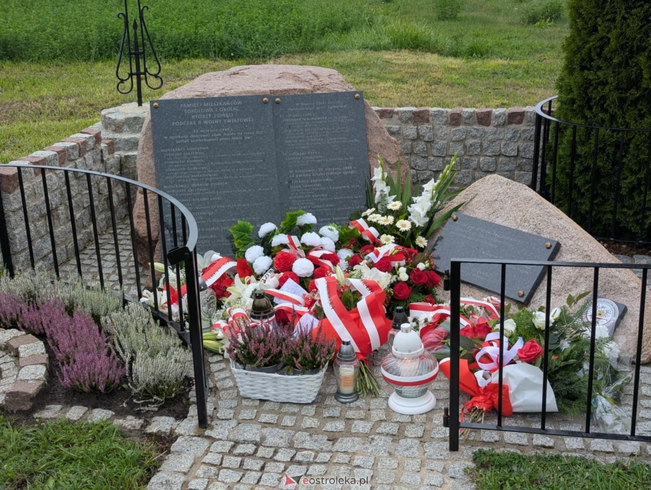 Uroczystości patriotyczne w Sokołowie [7.09.2025] - zdjęcie #4 - eOstroleka.pl