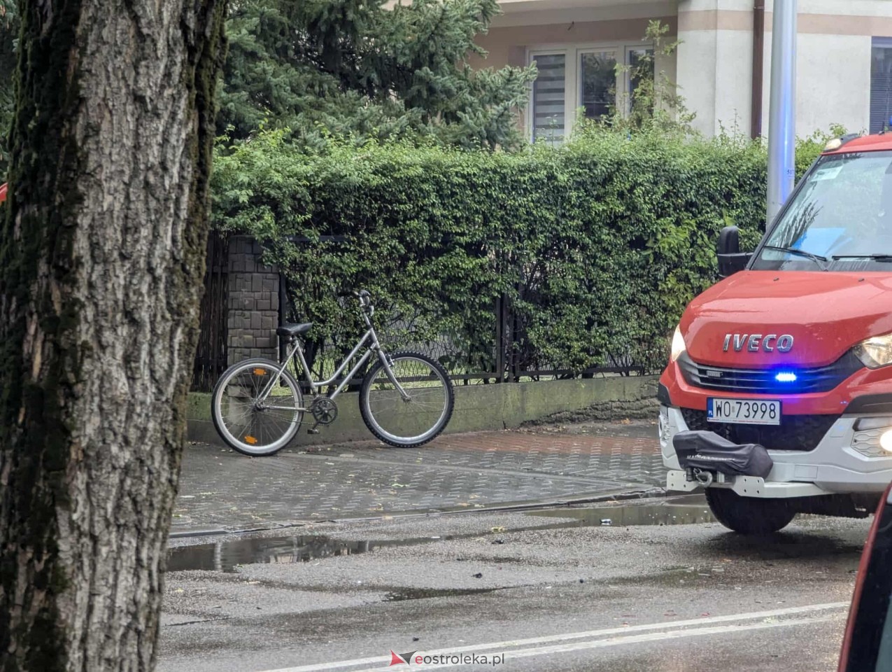 Wypadek na ul. Sienkiewicza [11.09.2026] - zdjęcie #3 - eOstroleka.pl