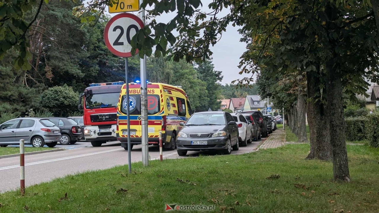Wyciek gazu w bloku na Jaracza w Ostrołęce [14.09.2025] - zdjęcie #2 - eOstroleka.pl