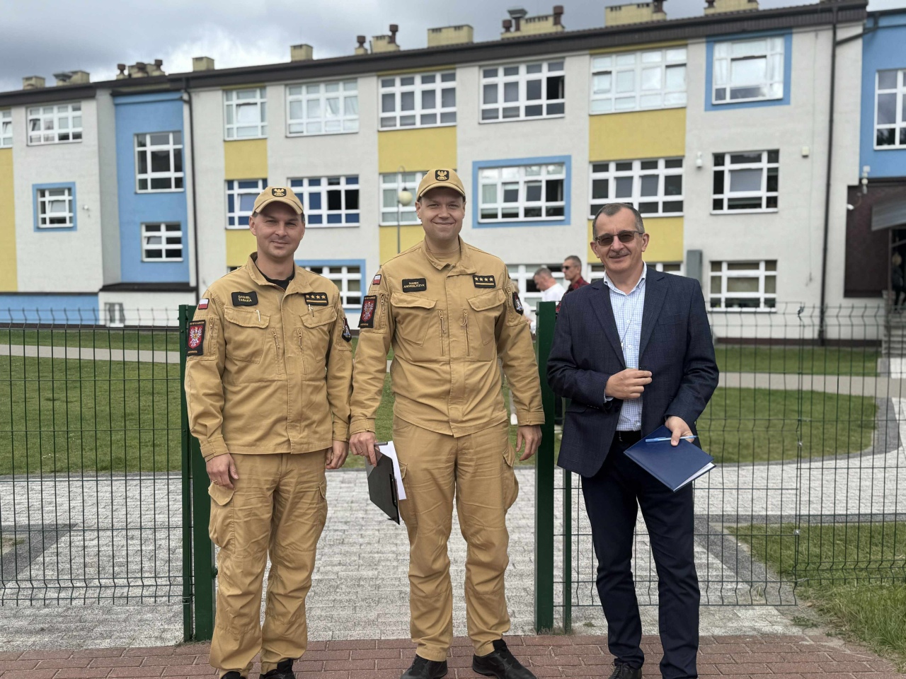 Próbna ewakuacja w SP 10 w Ostrołęce [17.09.2025] - zdjęcie #8 - eOstroleka.pl