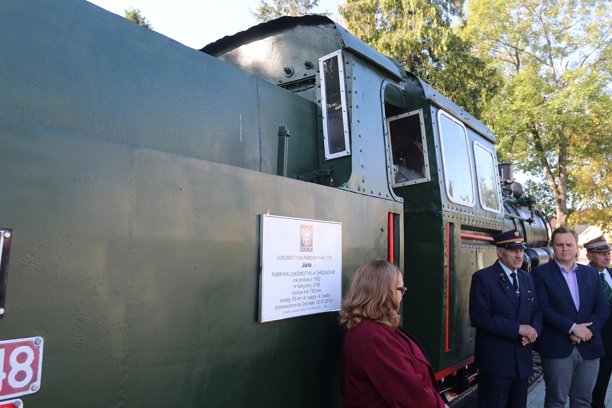 Odbiór lokomotywy Julia i 10-lecie Muzeum Kasa Biletowa z pamiątkami kolejowymi Jerzego Grabowskiego [18.09.2025] - zdjęcie #77 - eOstroleka.pl