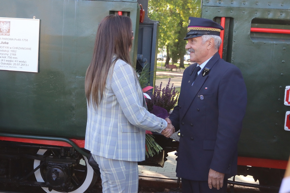 Odbiór lokomotywy Julia i 10-lecie Muzeum Kasa Biletowa z pamiątkami kolejowymi Jerzego Grabowskiego [18.09.2025] - zdjęcie #60 - eOstroleka.pl