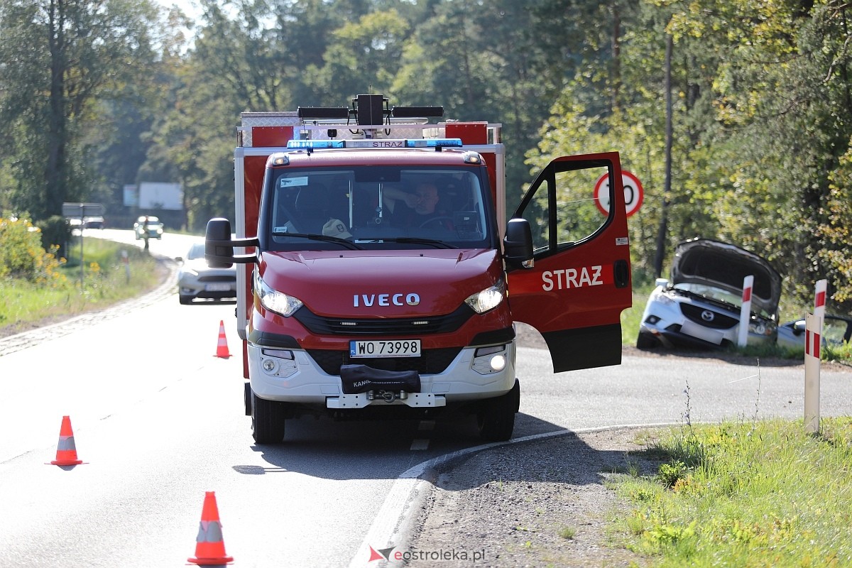 Wypadek w Zabrodziu [21.09.2025] - zdjęcie #21 - eOstroleka.pl