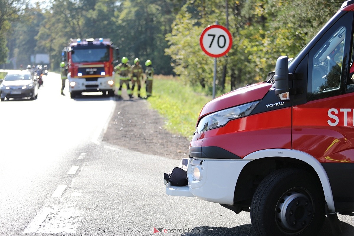 Wypadek w Zabrodziu [21.09.2025] - zdjęcie #2 - eOstroleka.pl