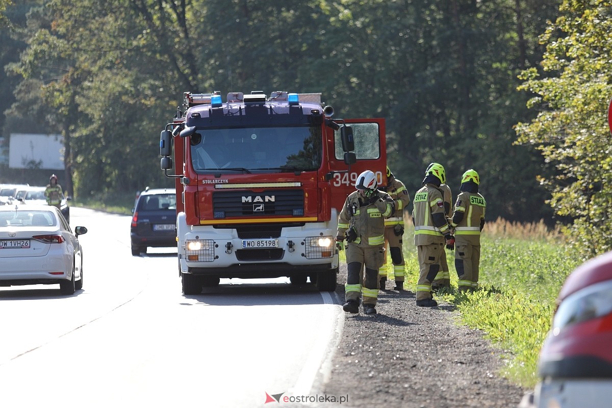 Wypadek w Zabrodziu [21.09.2025] - zdjęcie #1 - eOstroleka.pl