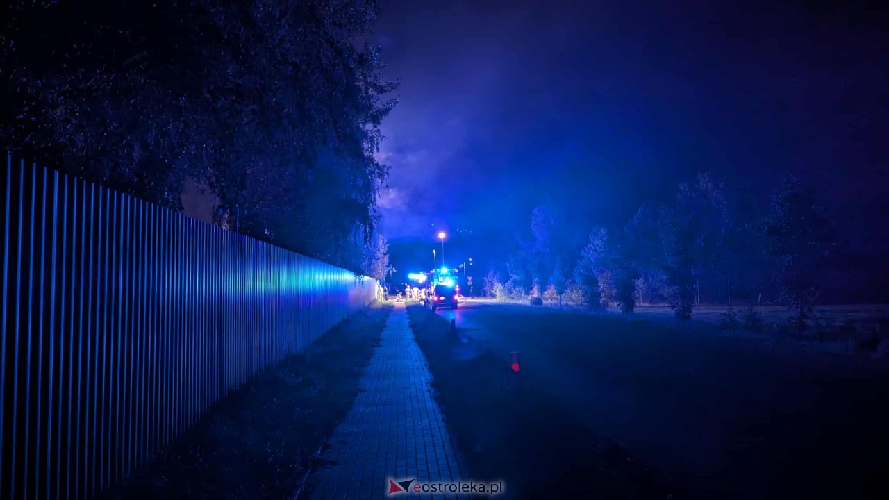 Pożar na Ławskiej w Ławach [25.09.2025] - zdjęcie #11 - eOstroleka.pl