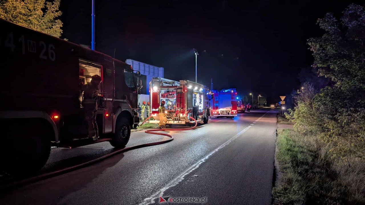 Pożar na Ławskiej w Ławach [25.09.2025] - zdjęcie #8 - eOstroleka.pl