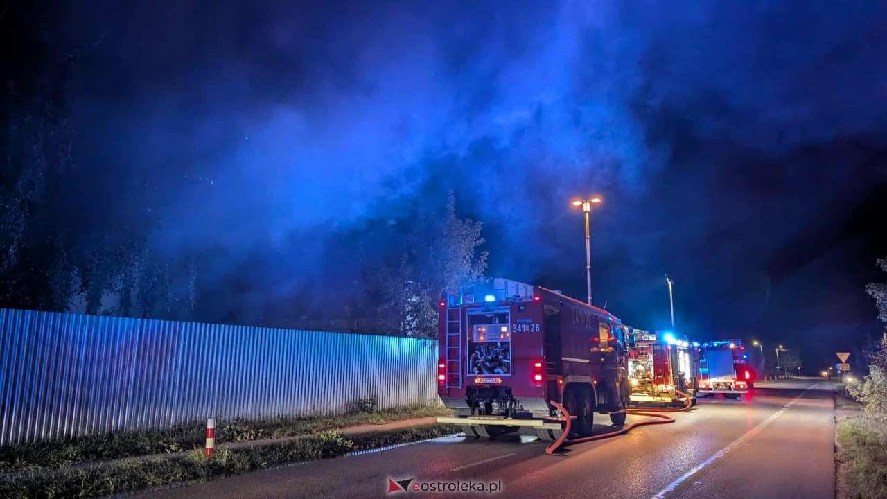 Pożar na Ławskiej w Ławach [25.09.2025] - zdjęcie #7 - eOstroleka.pl