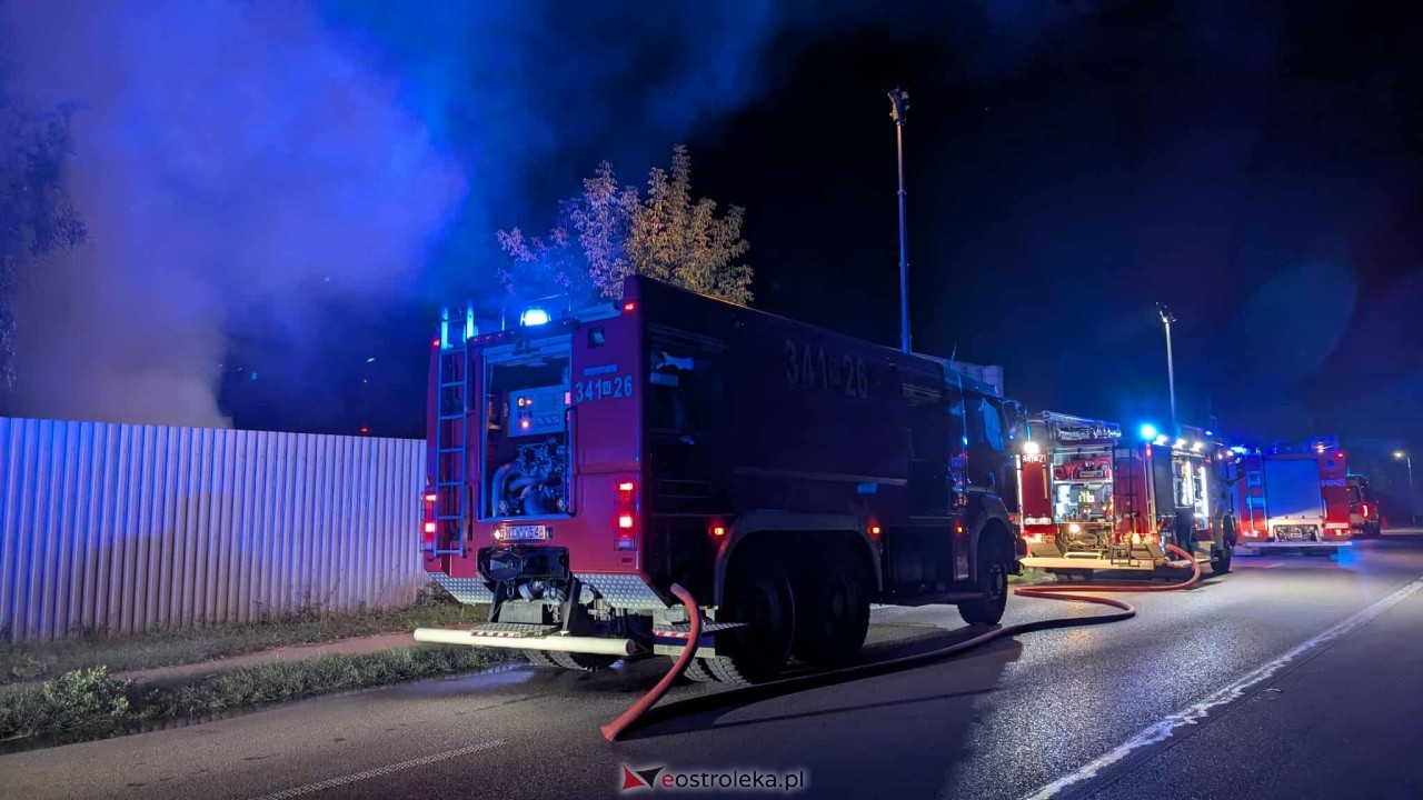 Pożar na Ławskiej w Ławach [25.09.2025] - zdjęcie #6 - eOstroleka.pl