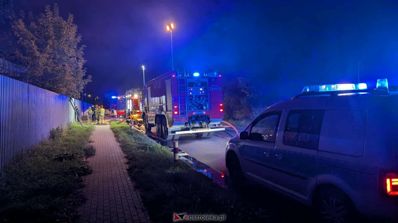 Pożar na Ławskiej w Ławach [25.09.2025] - zdjęcie #4 - eOstroleka.pl