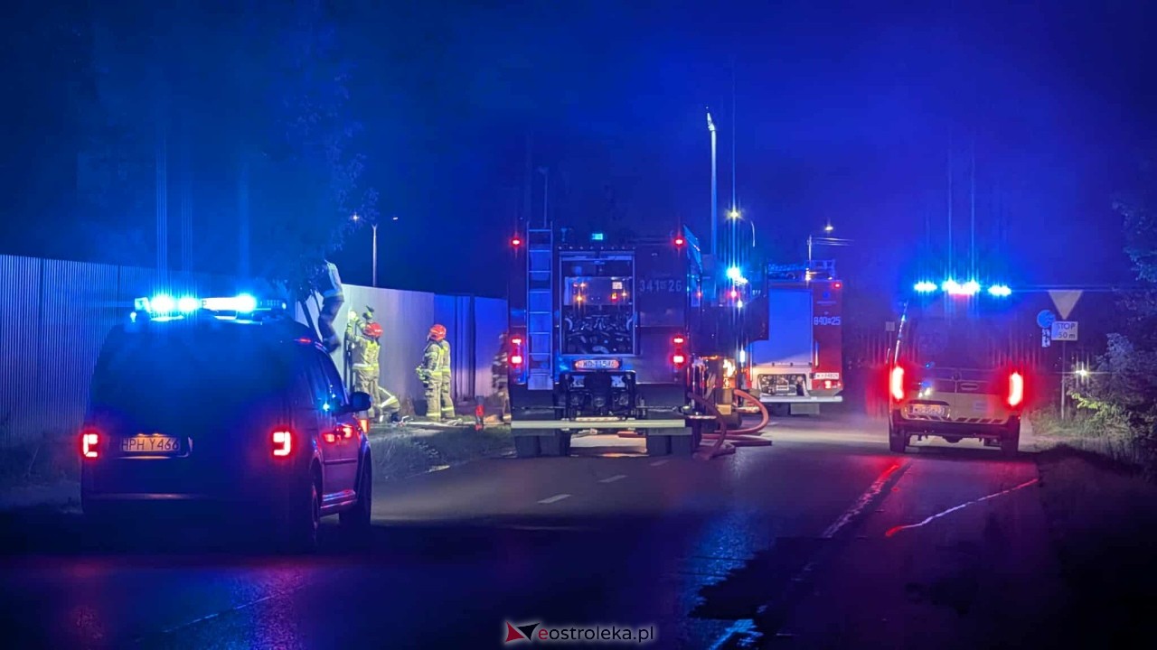 Pożar na Ławskiej w Ławach [25.09.2025] - zdjęcie #3 - eOstroleka.pl