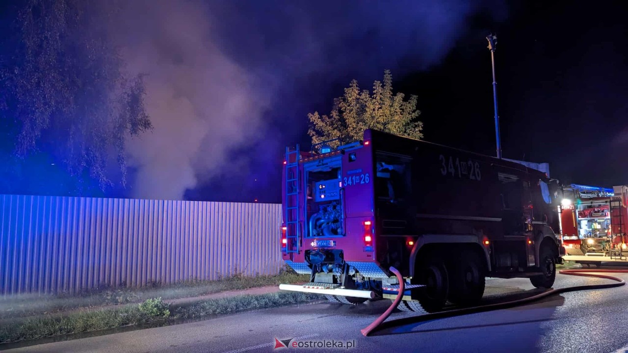Pożar na Ławskiej w Ławach [25.09.2025] - zdjęcie #2 - eOstroleka.pl