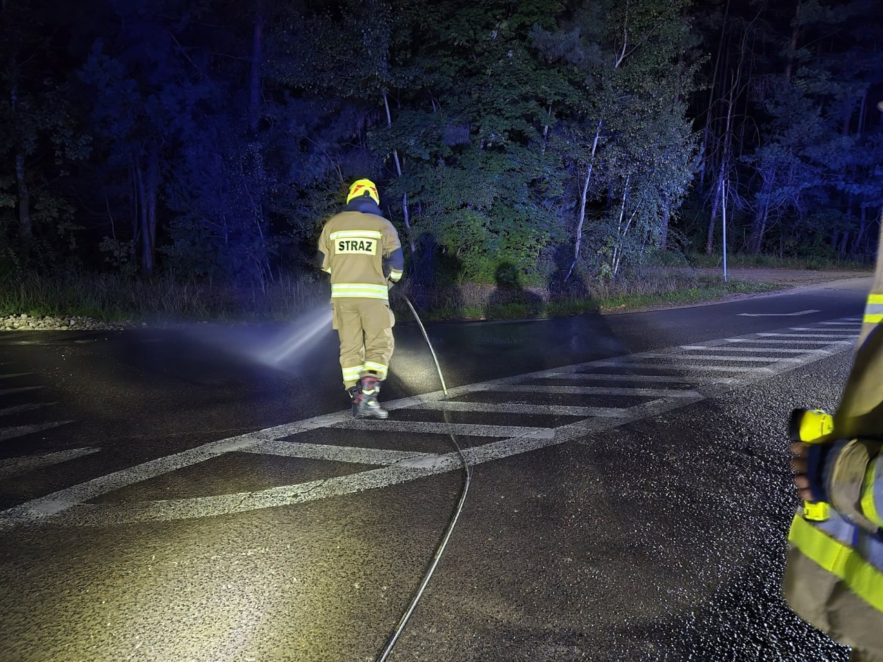 Kłopotliwy incydent na obrzeżach Ostrołęki [01.10.2025] - zdjęcie #3 - eOstroleka.pl