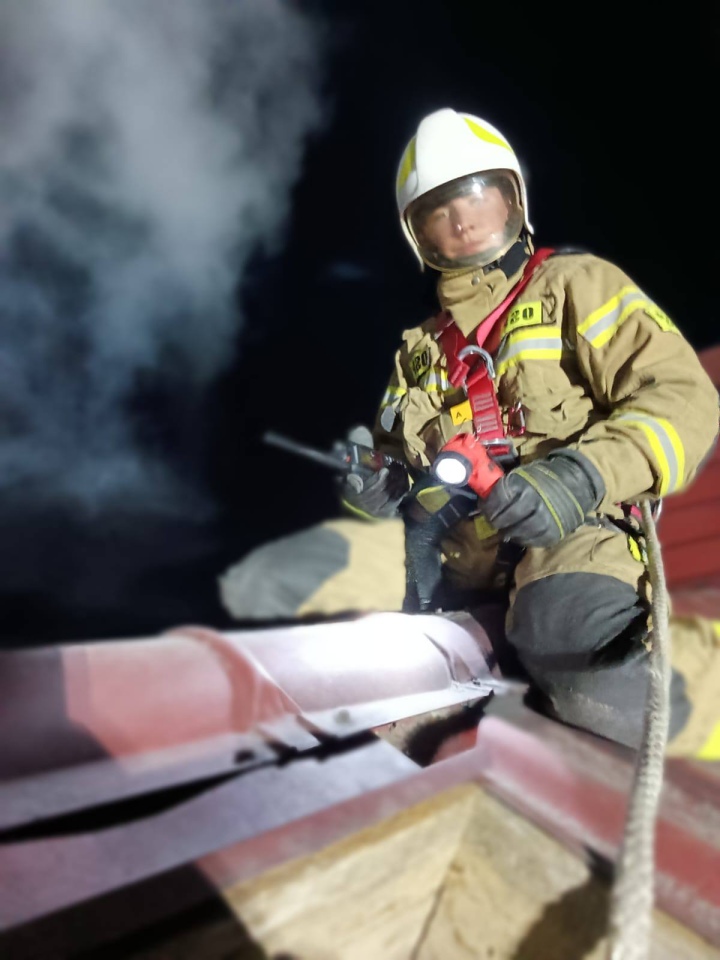 Pożar w Golance [02.10.2025] - zdjęcie #6 - eOstroleka.pl