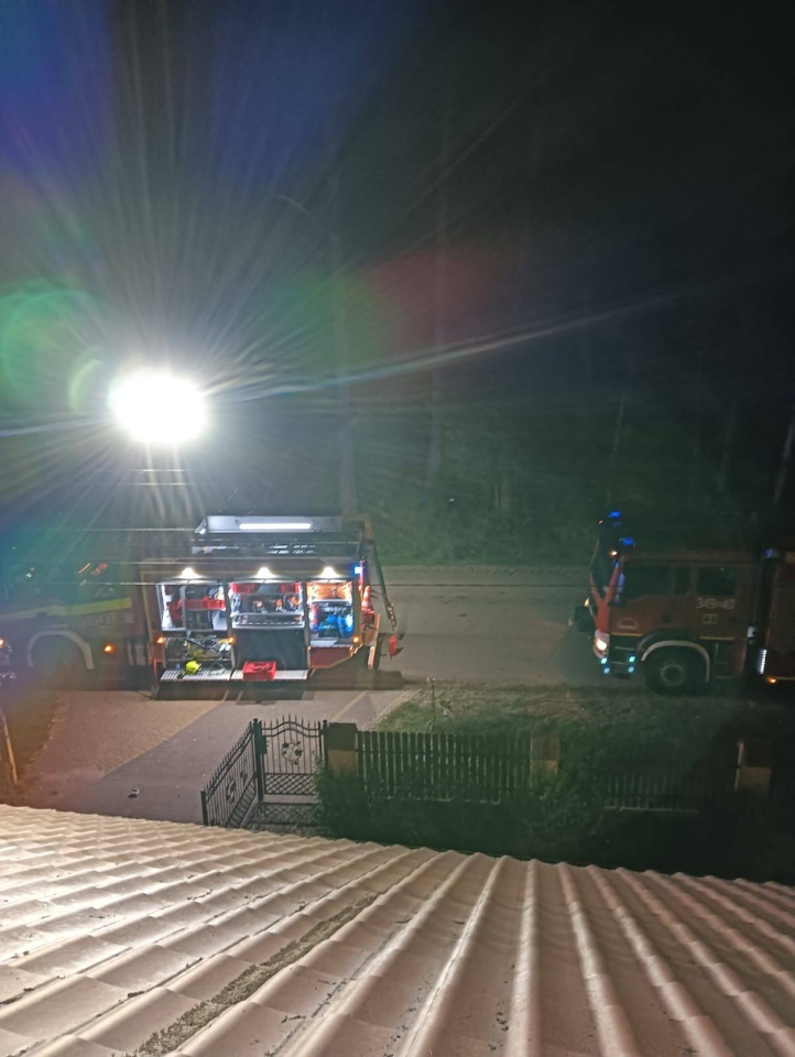 Pożar w Golance [02.10.2025] - zdjęcie #5 - eOstroleka.pl