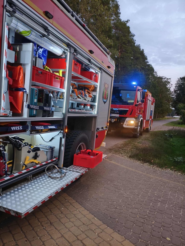 Pożar w Golance [02.10.2025] - zdjęcie #3 - eOstroleka.pl
