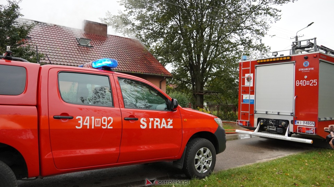 Pożar budynku mieszkalnego w Kruszewie w gminie Goworowo [03.10.2025] - zdjęcie #7 - eOstroleka.pl