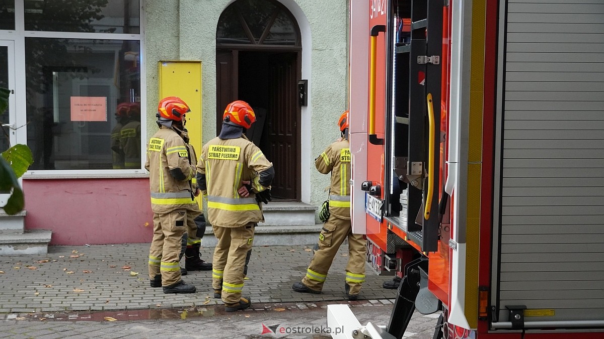 Akcja strażacka na deptaku w Ostrołęce [06.10.2025] - zdjęcie #1 - eOstroleka.pl