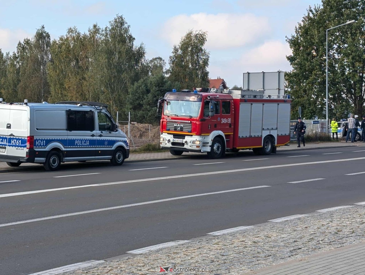 Niewybuch na budowie obwodnicy Ostrołęki [07.10.2025] - zdjęcie #13 - eOstroleka.pl