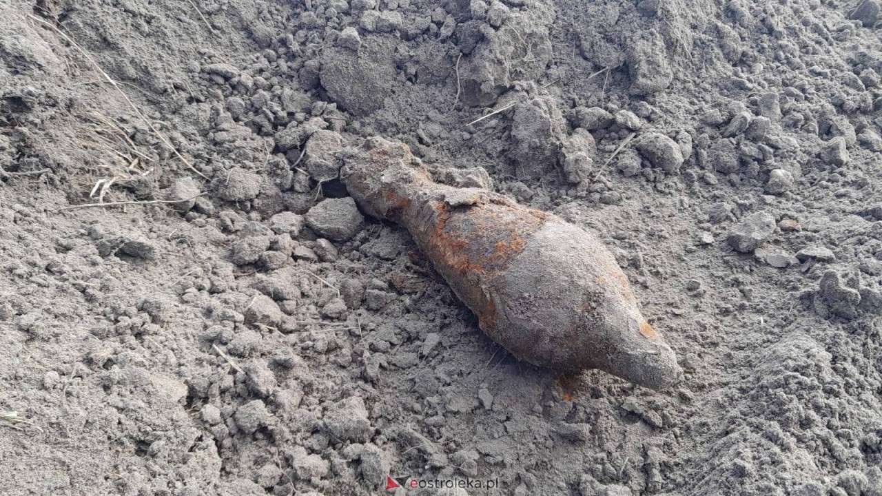 Niewybuch na budowie obwodnicy Ostrołęki [07.10.2025] - zdjęcie #2 - eOstroleka.pl