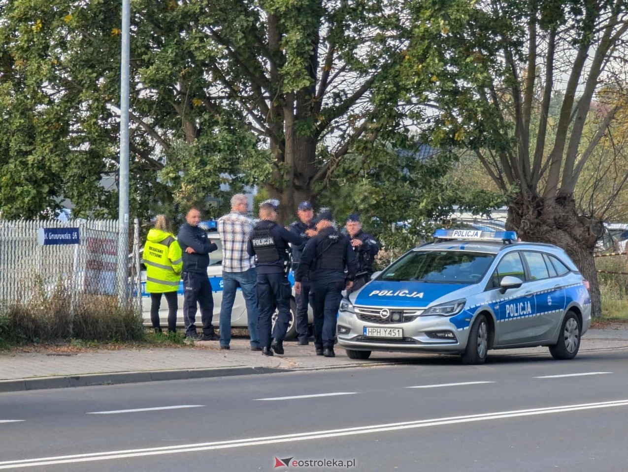 Niewybuch na budowie obwodnicy Ostrołęki [07.10.2025] - zdjęcie #1 - eOstroleka.pl