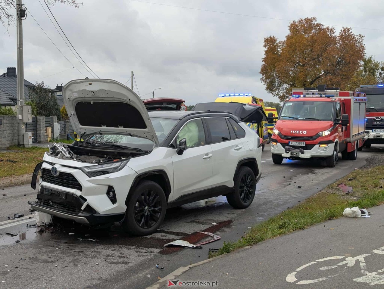 Wypadek [09.10.2025] - zdjęcie #3 - eOstroleka.pl