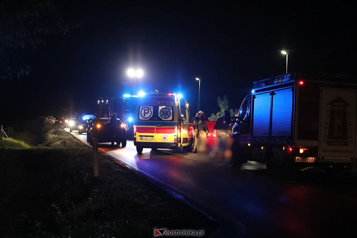 Wypadek w Dylewie na DK-53 [09.10.2025] - zdjęcie #8 - eOstroleka.pl