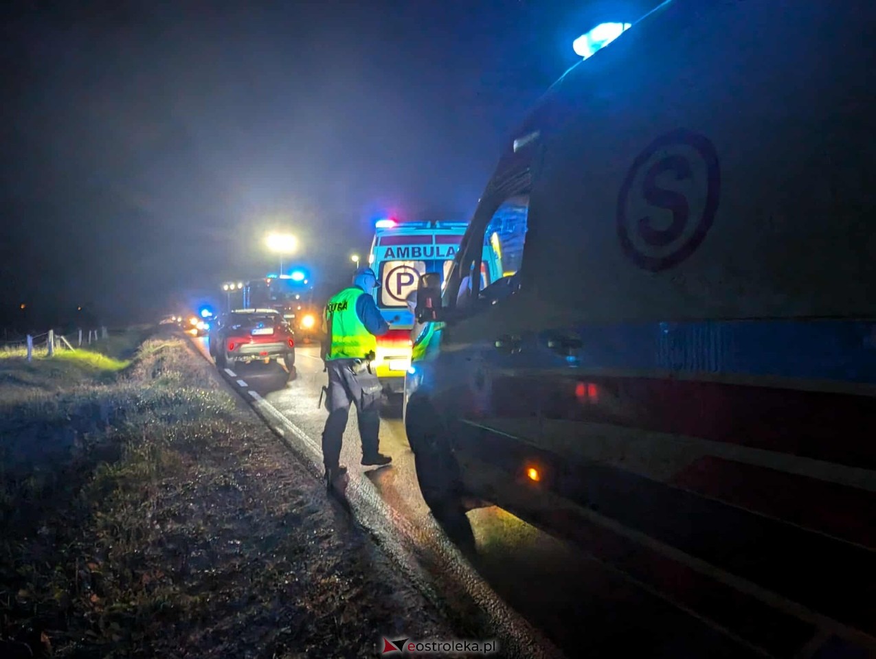 Wypadek w Dylewie na DK-53 [09.10.2025] - zdjęcie #22 - eOstroleka.pl