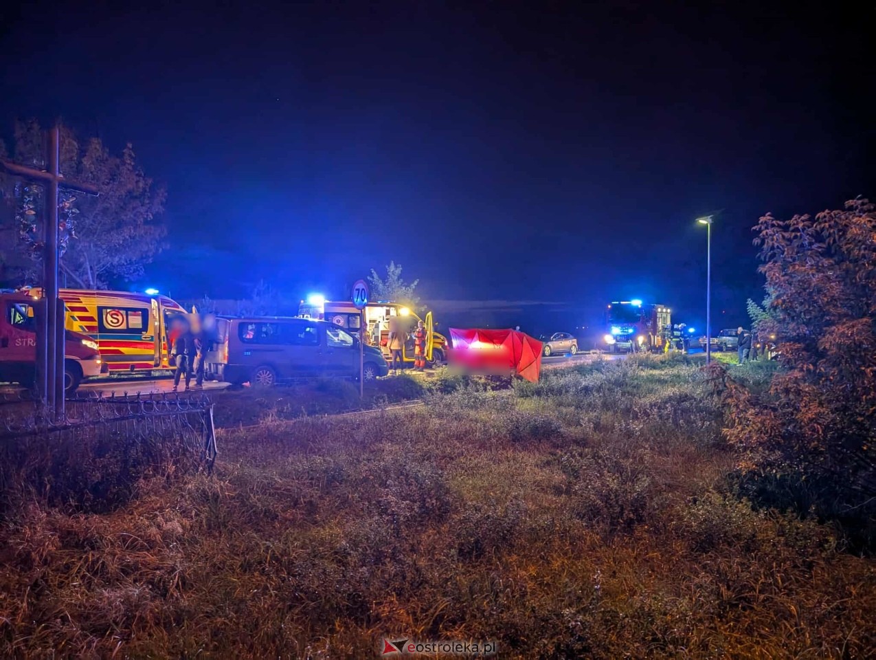 Wypadek w Dylewie na DK-53 [09.10.2025] - zdjęcie #21 - eOstroleka.pl