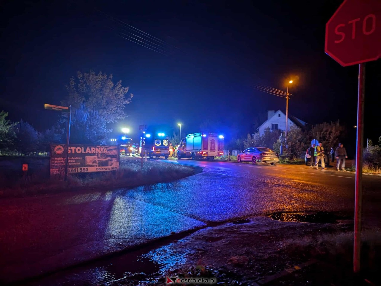 Wypadek w Dylewie na DK-53 [09.10.2025] - zdjęcie #13 - eOstroleka.pl