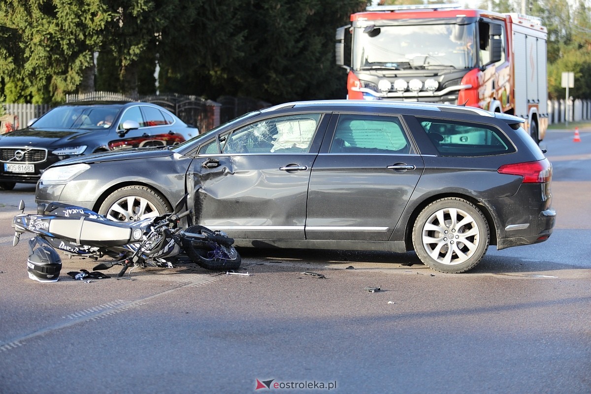 Wypadek w Łęgu Przedmiejskim [10.10.2025] - zdjęcie #11 - eOstroleka.pl