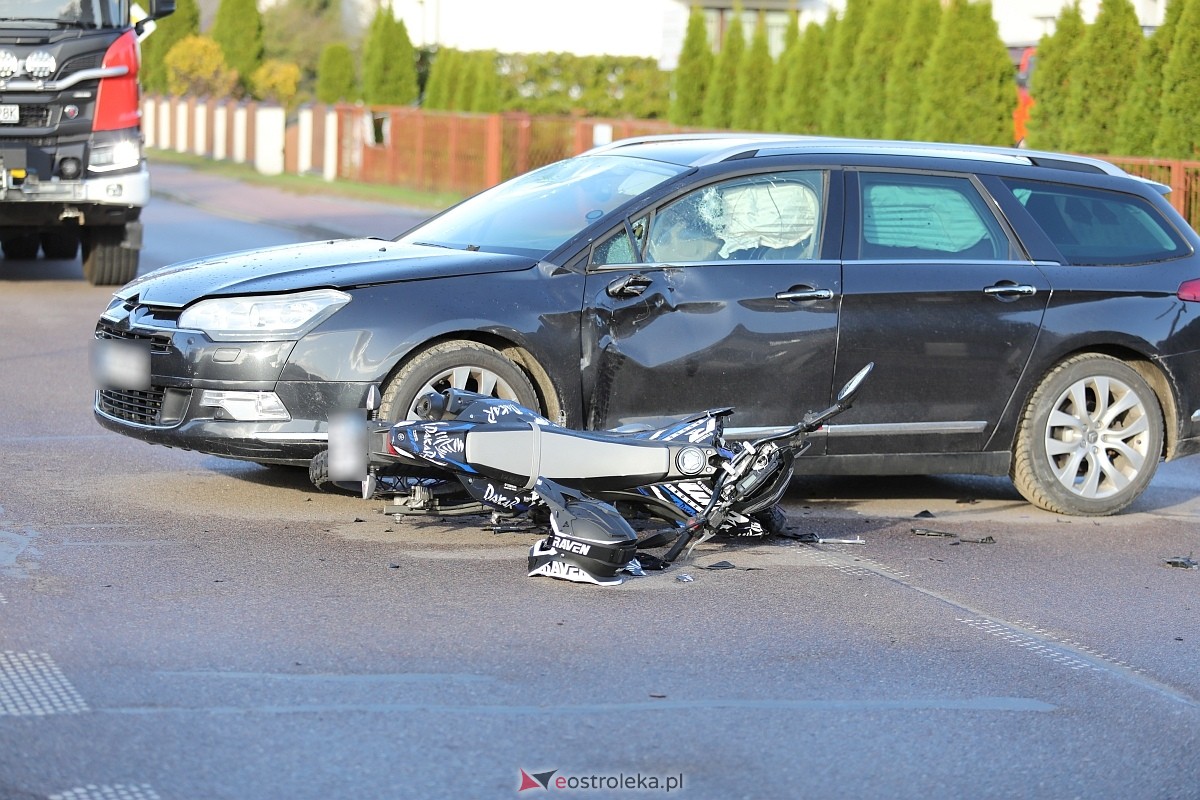 Wypadek w Łęgu Przedmiejskim [10.10.2025] - zdjęcie #10 - eOstroleka.pl