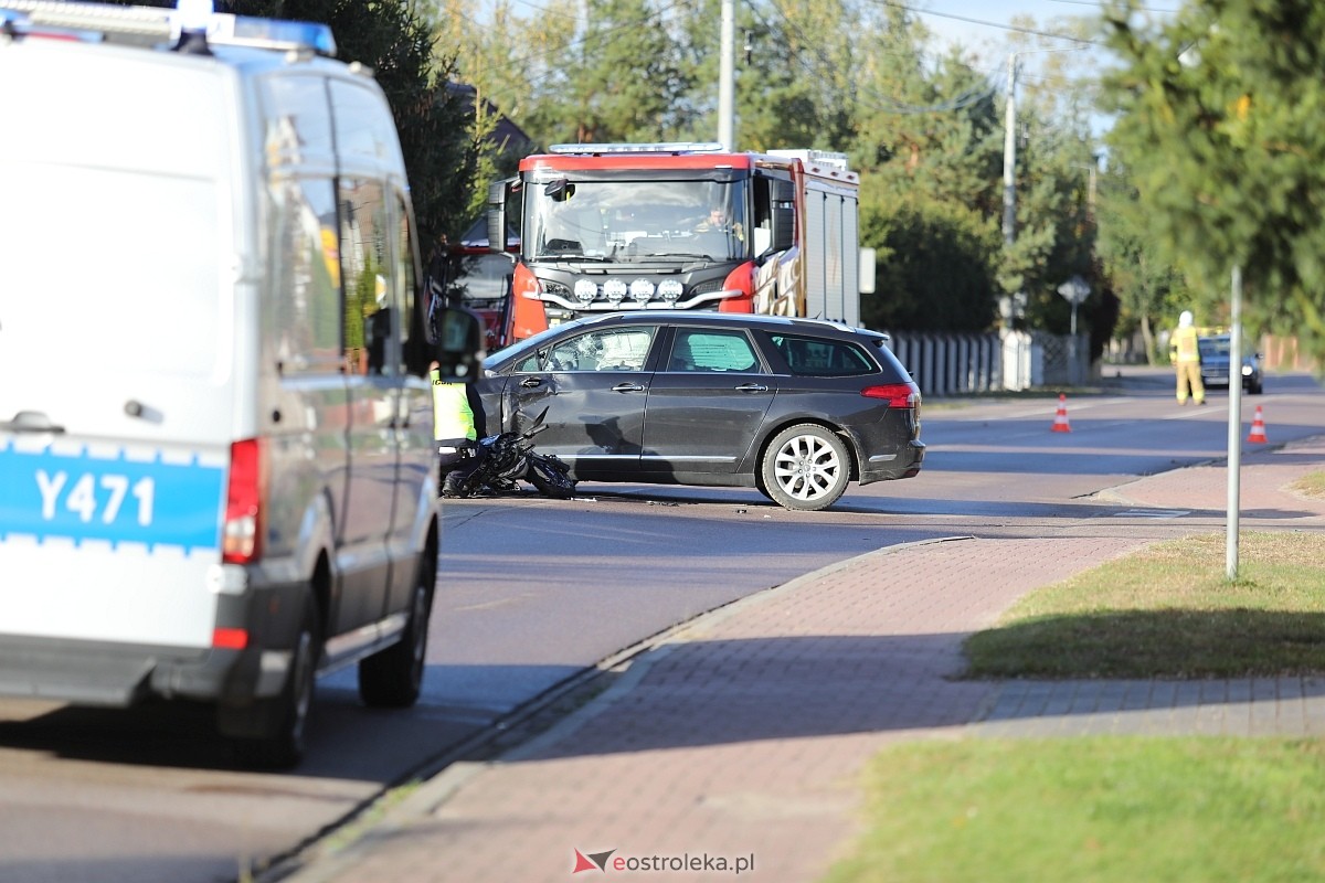 Wypadek w Łęgu Przedmiejskim [10.10.2025] - zdjęcie #3 - eOstroleka.pl