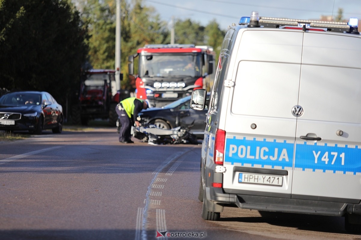Wypadek w Łęgu Przedmiejskim [10.10.2025] - zdjęcie #2 - eOstroleka.pl