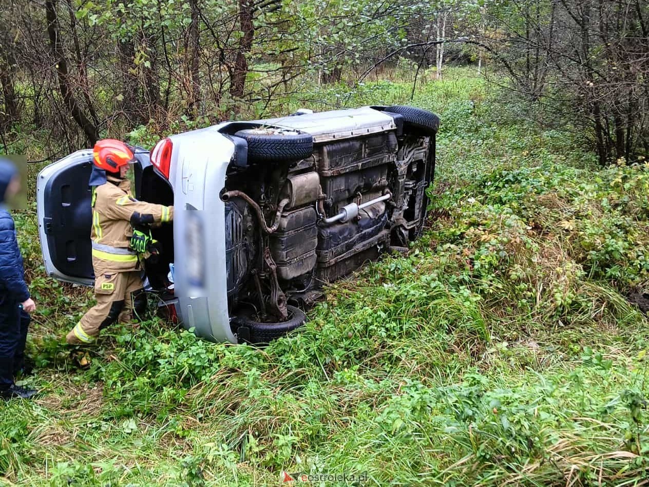 Wypadek w Kaszewcu [11.10.2025] - zdjęcie #2 - eOstroleka.pl