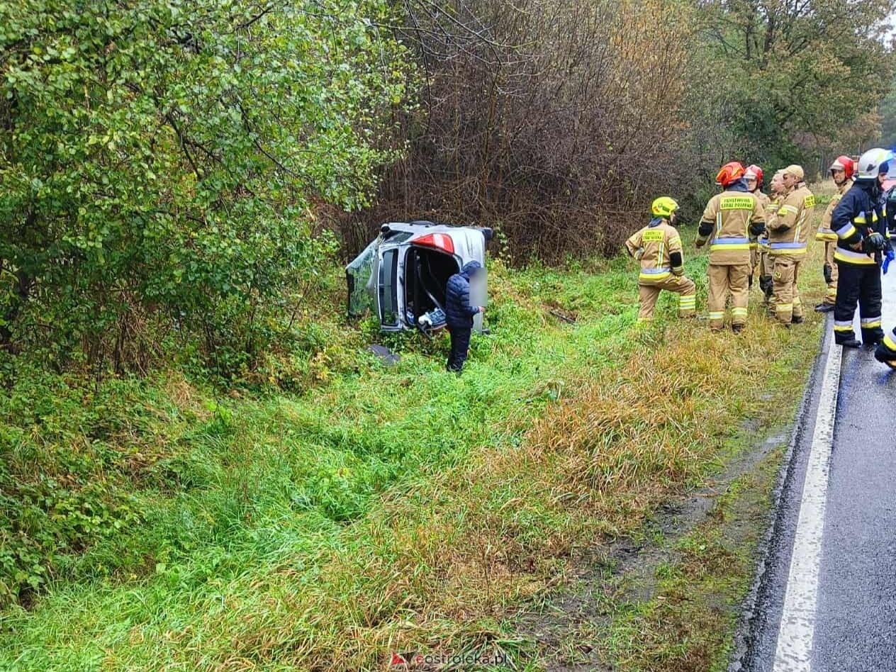 Wypadek w Kaszewcu [11.10.2025] - zdjęcie #1 - eOstroleka.pl