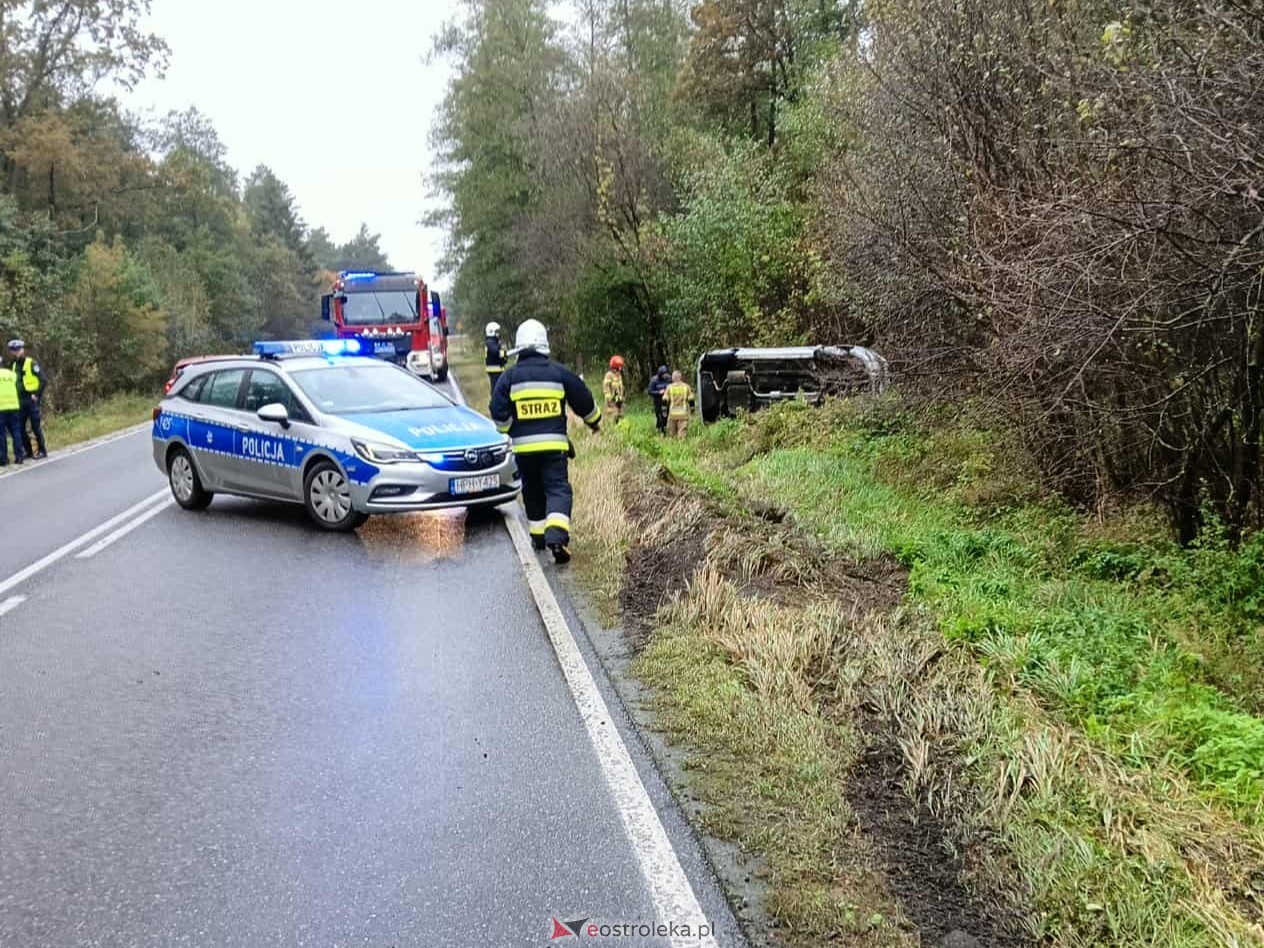 Wypadek w Kaszewcu [11.10.2025] - zdjęcie #3 - eOstroleka.pl