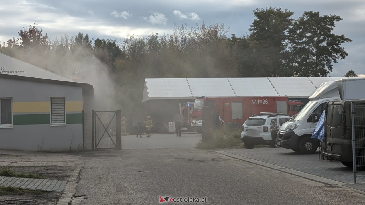 Pożar na Kołobrzeskiej w Ostrołęce [15.10.2025] - zdjęcie #4 - eOstroleka.pl