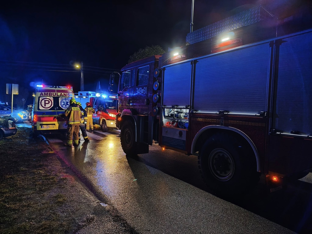 Wypadek w Grucelach [26.10.2025] - zdjęcie #1 - eOstroleka.pl